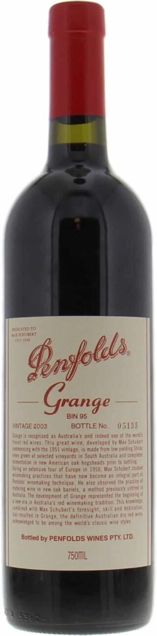 Penfolds Grange Shiraz 2003