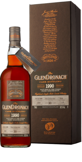 Glendronach 1990 Highland Single Malt Scotch Whisky Cask #9333 700ml