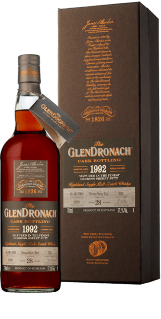 Glendronach 1992 Highland Single Malt Scotch Whisky Cask #336 700ml